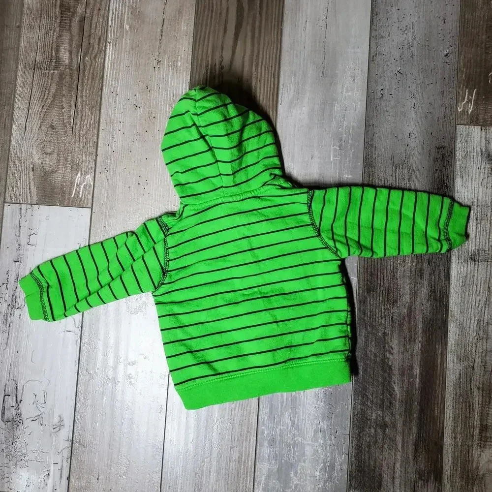 Just One You by Carter's Green Boys Striped Dog Jacket Size 9m